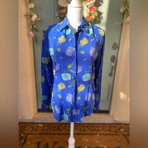 100% SILK Vintage Allison Taylor Blouse